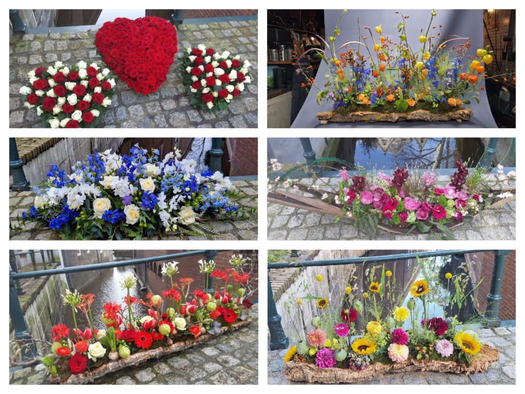 Bloemen uitvaart begrafenis crematie gouda inspiratie